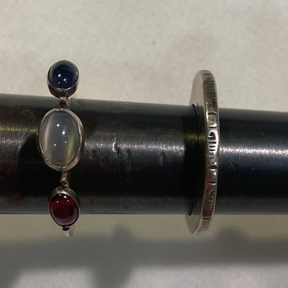 Designer Sterling Silver Stackable Ring Set - image 8